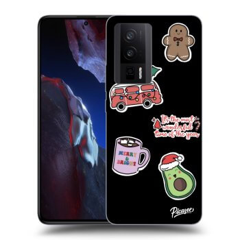 Hülle für Xiaomi Poco F5 Pro 5G - Christmas Stickers