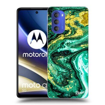 Hülle für Motorola Moto G51 - Green Gold