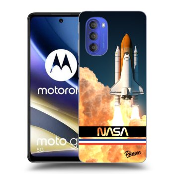 Picasee Motorola Moto G51 Hülle - Schwarzes Silikon - Space Shuttle