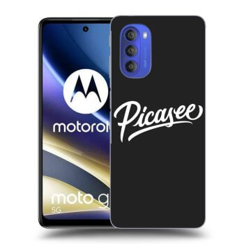 Picasee Motorola Moto G51 Hülle - Schwarzes Silikon - Picasee - White