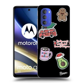 Hülle für Motorola Moto G51 - Christmas Stickers