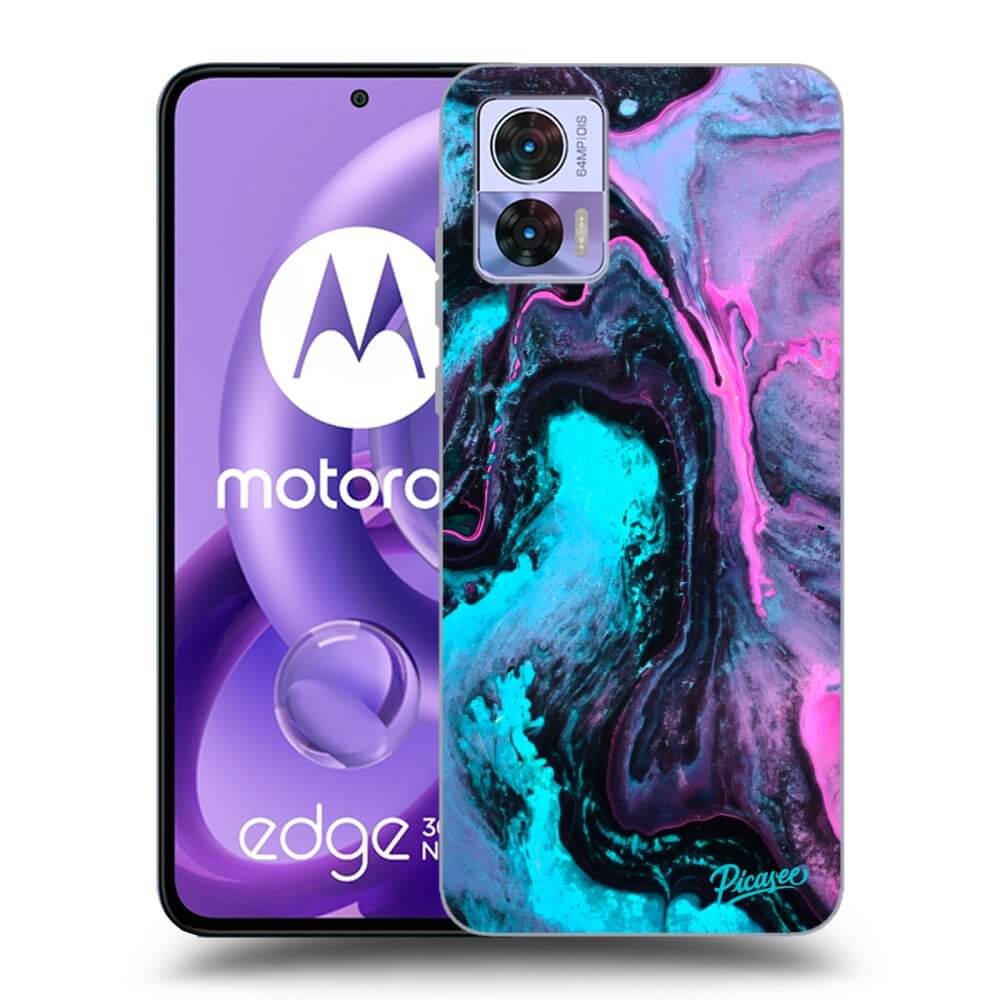 Motorola Edge 30 Neo Hülle - Schwarzes Silikon - Lean 2