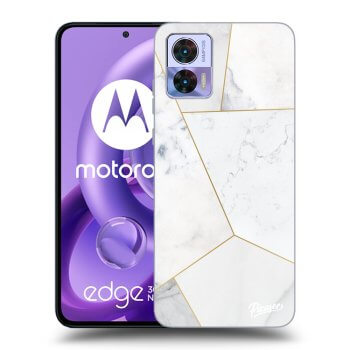 Hülle für Motorola Edge 30 Neo - White tile