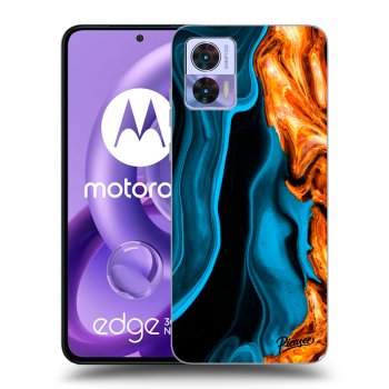 Hülle für Motorola Edge 30 Neo - Gold blue