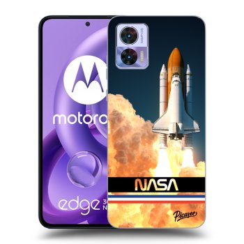 Picasee Motorola Edge 30 Neo Hülle - Schwarzes Silikon - Space Shuttle