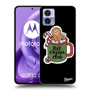 Picasee Motorola Edge 30 Neo Hülle - Schwarzes Silikon - Hot Cocoa Club