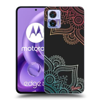 Hülle für Motorola Edge 30 Neo - Flowers pattern
