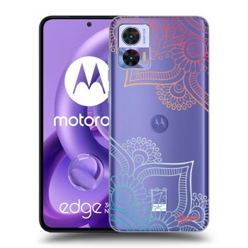 Hülle für Motorola Edge 30 Neo - Flowers pattern