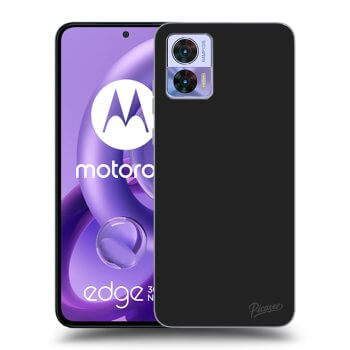 Picasee Motorola Edge 30 Neo Hülle - Schwarzes Silikon - Clear