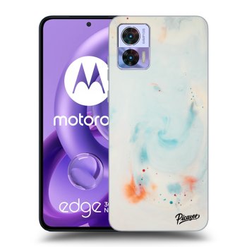 Picasee Motorola Edge 30 Neo Hülle - Schwarzes Silikon - Splash