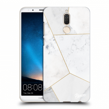 Picasee Huawei Mate 10 Lite Hülle - Milchiges Silikon - White tile