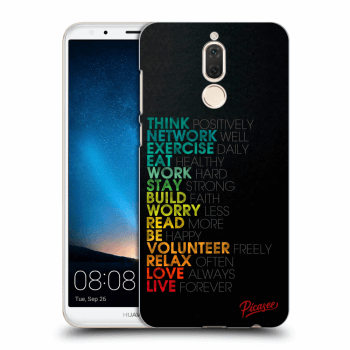 Picasee Huawei Mate 10 Lite Hülle - Transparentes Silikon - Motto life