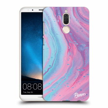 Picasee Huawei Mate 10 Lite Hülle - Transparentes Silikon - Pink liquid