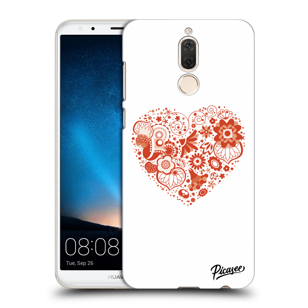 Picasee Huawei Mate 10 Lite Hülle - Transparentes Silikon - Big heart