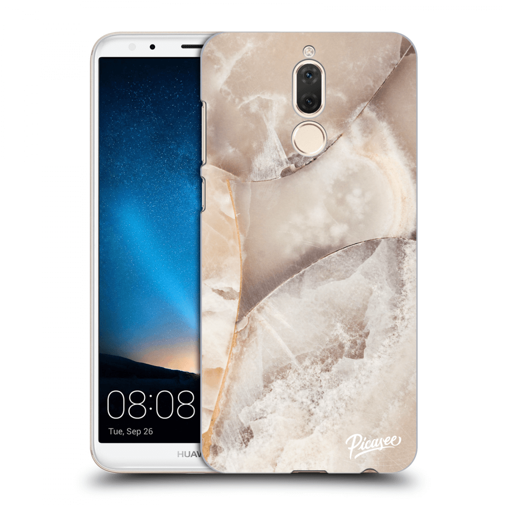 Picasee Huawei Mate 10 Lite Hülle - Transparentes Silikon - Cream marble