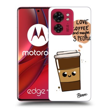 Hülle für Motorola Edge 40 - Cute coffee