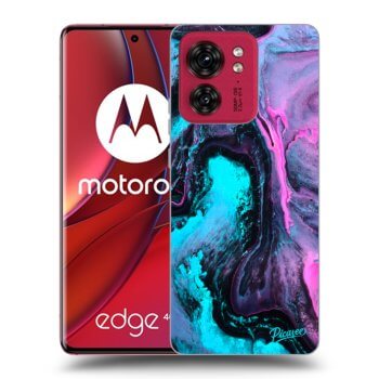 Picasee Motorola Edge 40 Hülle - Schwarzes Silikon - Lean 2