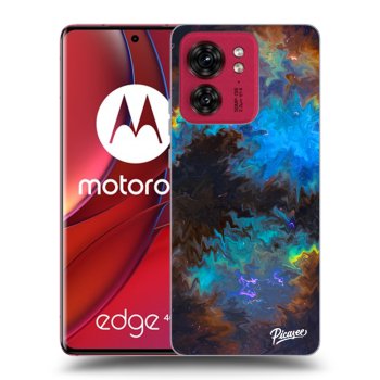 Picasee Motorola Edge 40 Hülle - Schwarzes Silikon - Space