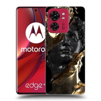 Hülle für Motorola Edge 40 - Gold - Black
