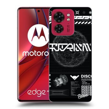 Hülle für Motorola Edge 40 - BLACK DISCO