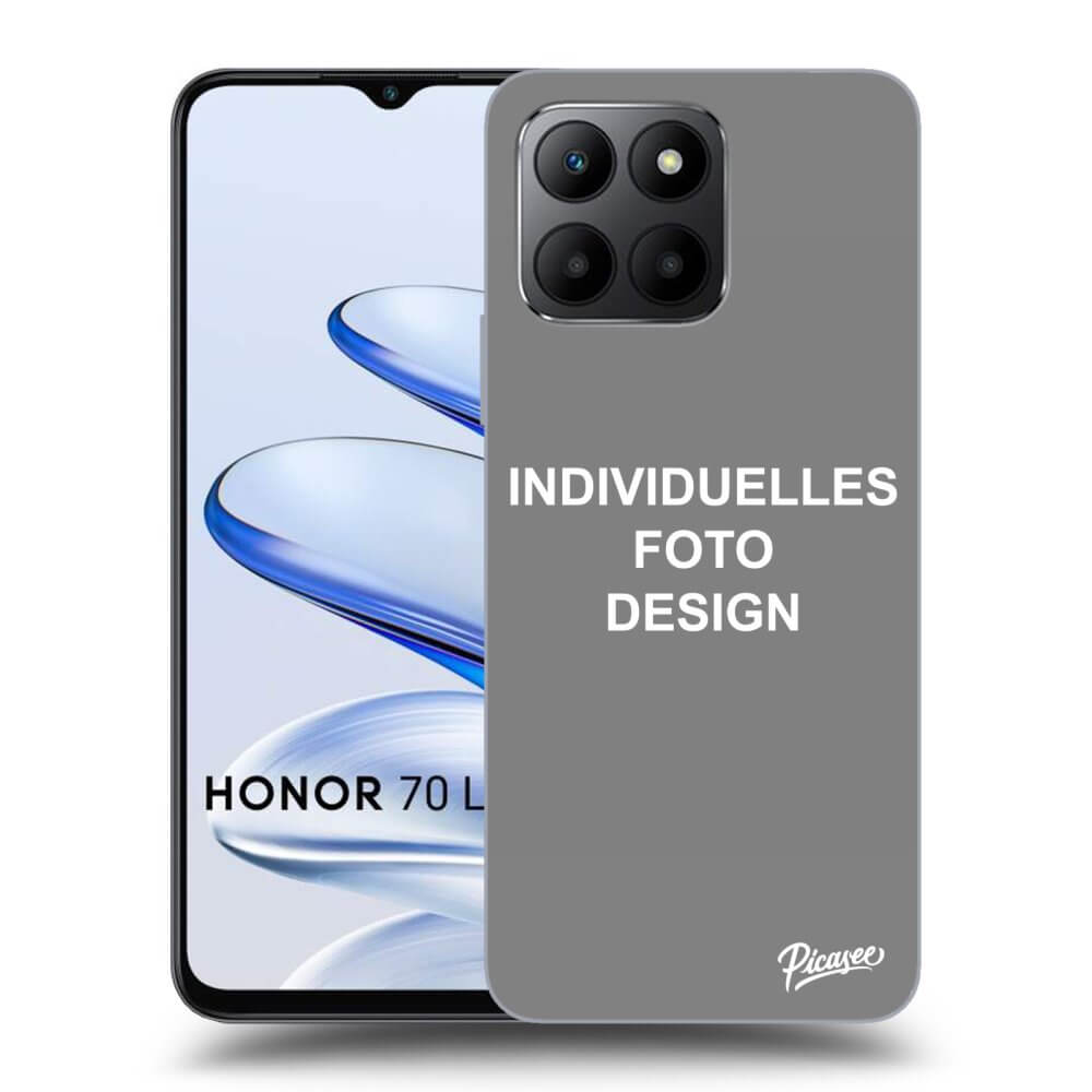 Picasee Honor 70 Lite Hülle - Transparentes Silikon - Individuelles Fotodesign