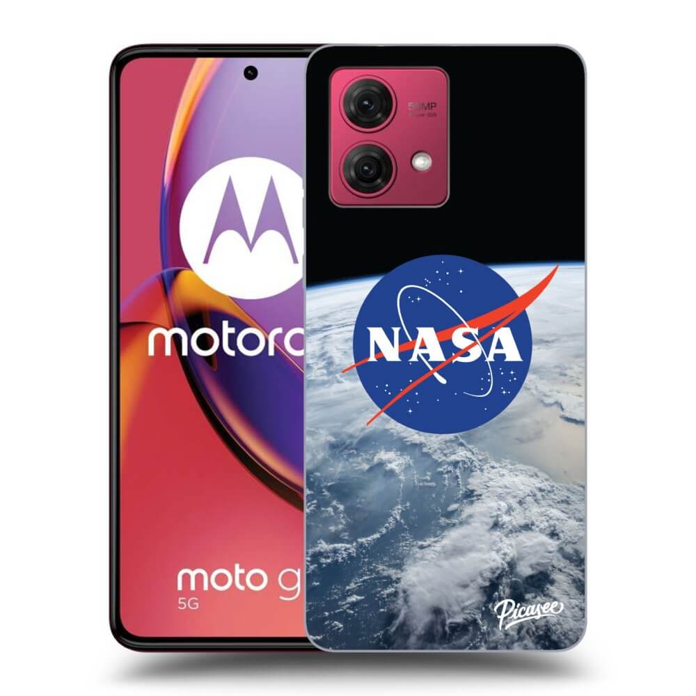Picasee Motorola Moto G84 5G Hülle - Schwarzes Silikon - Nasa Earth