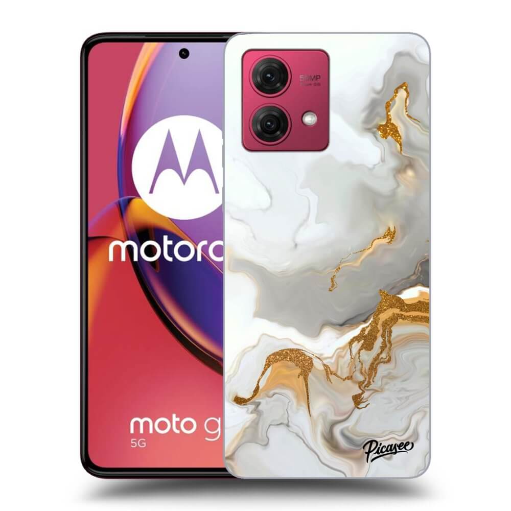 Motorola Moto G84 5G Hülle - Schwarzes Silikon - Her