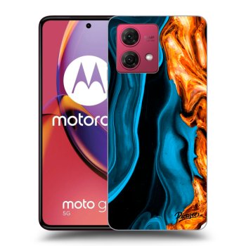 Hülle für Motorola Moto G84 5G - Gold blue