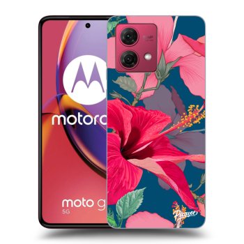 Hülle für Motorola Moto G84 5G - Hibiscus
