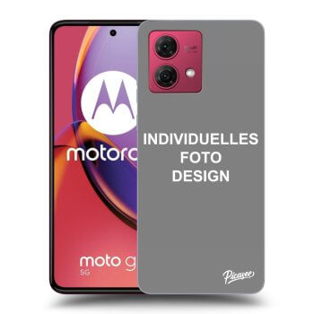 Picasee Motorola Moto G84 5G Hülle - Transparentes Silikon - Individuelles Fotodesign