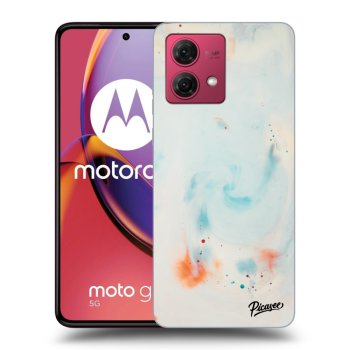 Picasee Motorola Moto G84 5G Hülle - Schwarzes Silikon - Splash