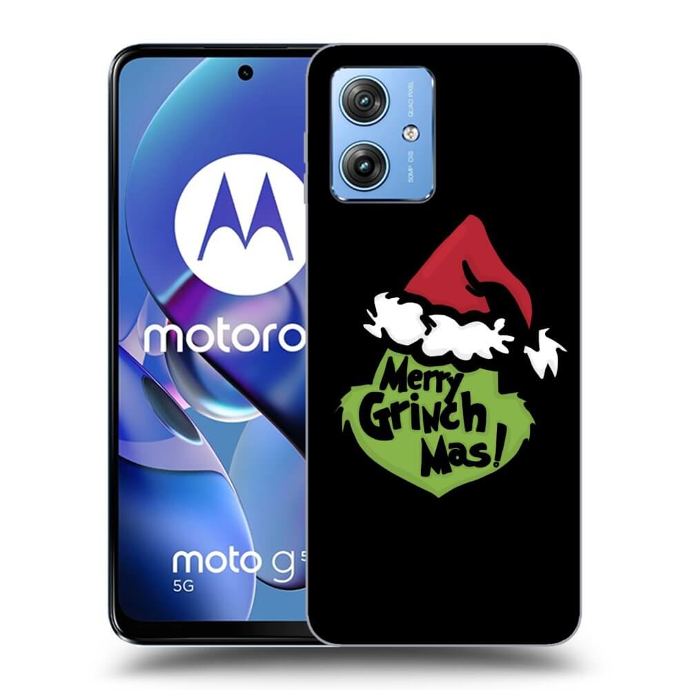 Picasee Motorola Moto G54 5G Hülle - Schwarzes Silikon - Grinch 2
