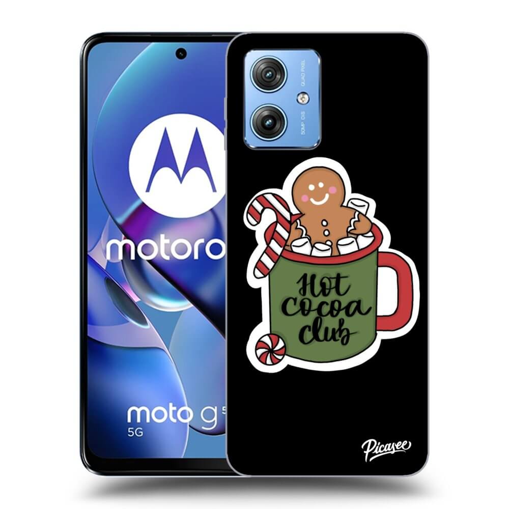 Picasee Motorola Moto G54 5G Hülle - Schwarzes Silikon - Hot Cocoa Club