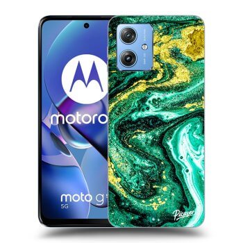 Hülle für Motorola Moto G54 5G - Green Gold