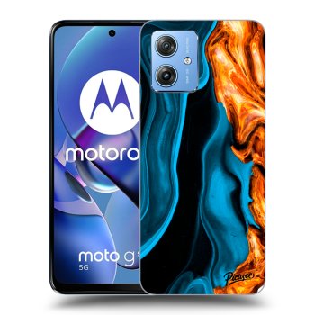 Hülle für Motorola Moto G54 5G - Gold blue
