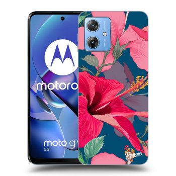 Hülle für Motorola Moto G54 5G - Hibiscus
