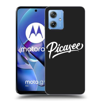 Picasee Motorola Moto G54 5G Hülle - Schwarzes Silikon - Picasee - White