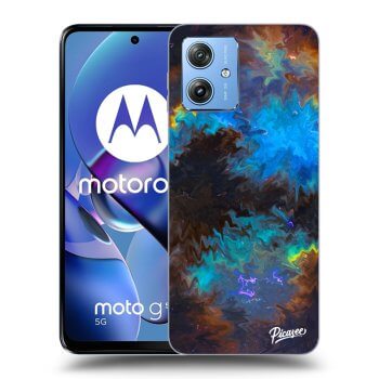 Picasee Motorola Moto G54 5G Hülle - Schwarzes Silikon - Space