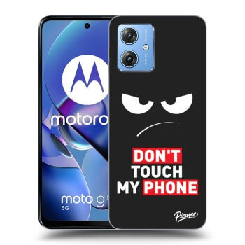 Hülle für Motorola Moto G54 5G - Angry Eyes - Transparent