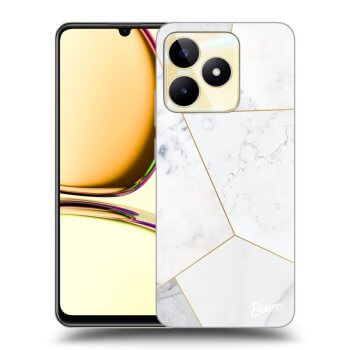 Hülle für Realme C53 - White tile