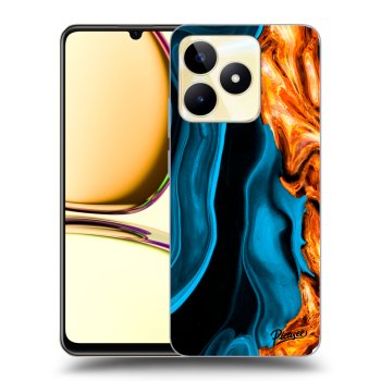Hülle für Realme C53 - Gold blue