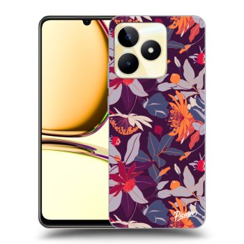 Hülle für Realme C53 - Purple Leaf