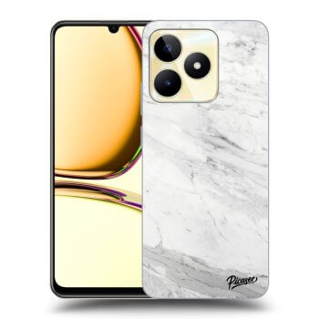 Hülle für Realme C53 - White marble