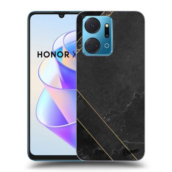 Picasee ULTIMATE CASE für Honor X7a - Black tile