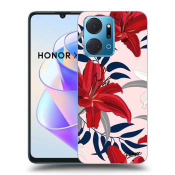 Hülle für Honor X7a - Red Lily