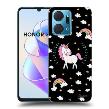 Hülle für Honor X7a - Unicorn star heaven
