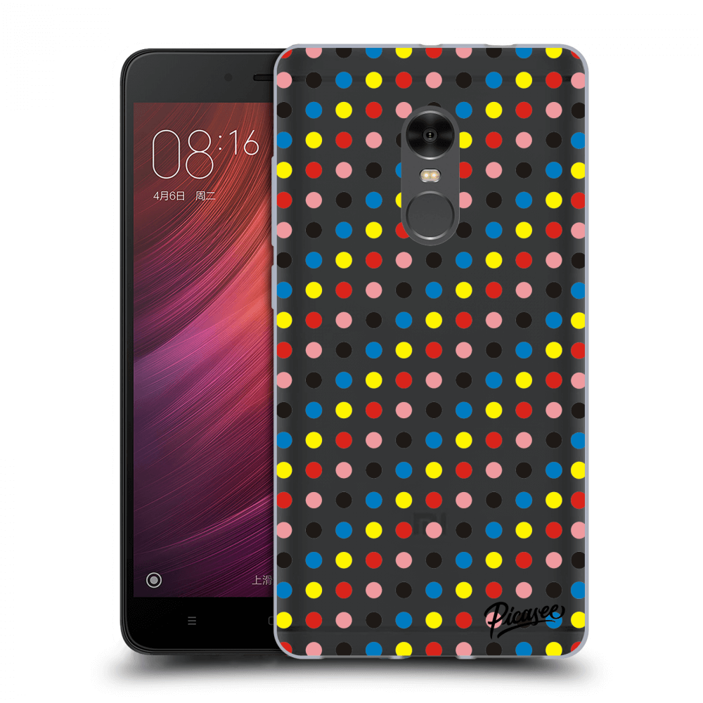 Picasee Xiaomi Redmi Note 4 Global LTE Hülle - Transparentes Silikon - Colorful dots