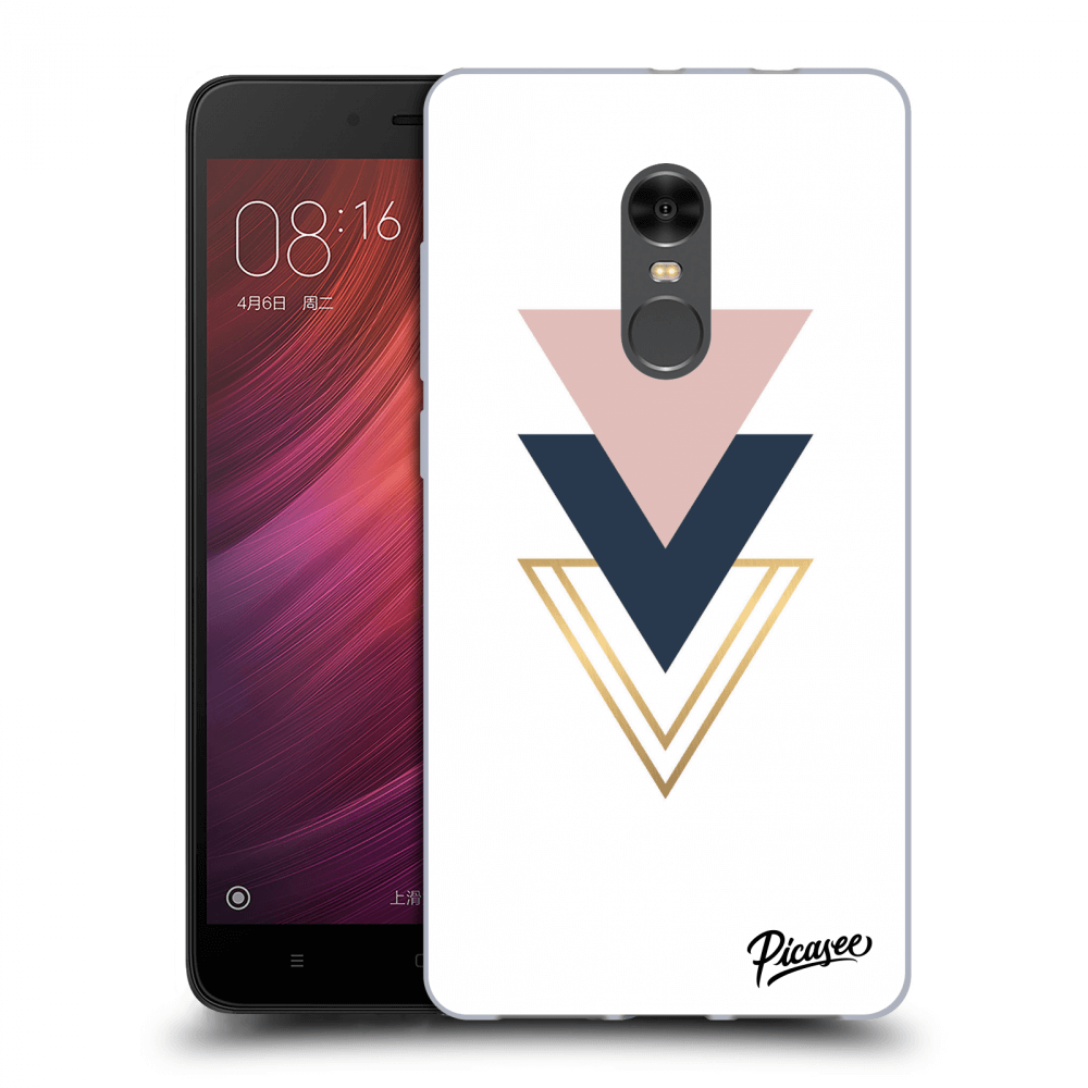 Picasee Xiaomi Redmi Note 4 Global LTE Hülle - Transparentes Silikon - Triangles