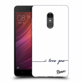Picasee Xiaomi Redmi Note 4 Global LTE Hülle - Transparentes Silikon - I love you