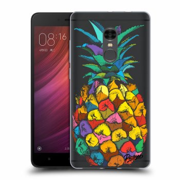 Picasee Xiaomi Redmi Note 4 Global LTE Hülle - Transparentes Silikon - Pineapple